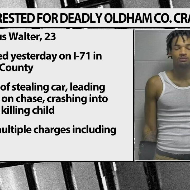 23-year-old Louisville man arrested, charged with murder after crashing into car during police chase